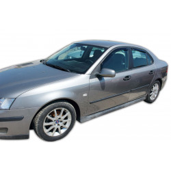 Deflektory okien pre SAAB 9-3 4D 09/2003-2014 (+OT) 4ks (predné + zadné)