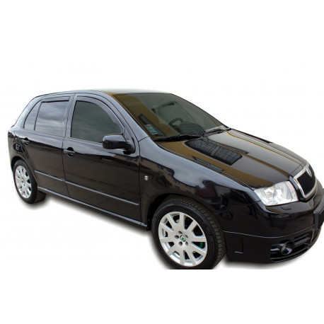 Okenné deflektory Deflektory okien pre SKODA FABIA 4/5D 1999-2007 (+OT) 4ks (predné + zadné) | race-shop.sk