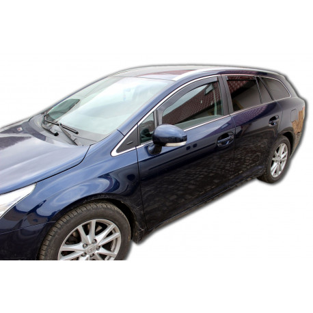 Okenné deflektory Deflektory okien pre TOYOTA AVENSIS III T27 5D 2009-2017 COMBI (+OT) 4ks (predné + zadné) | race-shop.sk