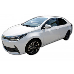 Deflektory okien pre TOYOTA COROLLA E16 4D 2013-2018 (+OT) sedan (XI gen) 4ks (predné + zadné)