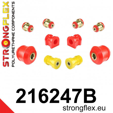 III (05-12) STRONGFLEX - 216247B: SADA - silentblokov prednej nápravy | race-shop.sk