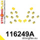 W140 (91-98) STRONGFLEX - 116249A: Sada silentblokov zadnej nápravy SPORT | race-shop.sk