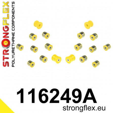 W140 (91-98) STRONGFLEX - 116249A: Sada silentblokov zadnej nápravy SPORT | race-shop.sk