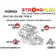 VIII (06-11) FK FN TYPE R STRONGFLEX - 086221A: Engine inserts mount kit SPORT | race-shop.sk