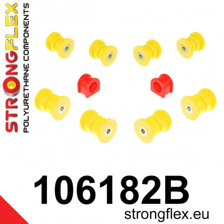 RX-7 FD (92-02) STRONGFLEX - 106182B: SADA - silentblokov prednej nápravy | race-shop.sk