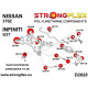 G37 (07-13) STRONGFLEX - 286203B: Silentblok uchytenia zadnej nápravy sada | race-shop.sk