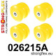 B4 (92-96) Quattro STRONGFLEX - 026215A: Zadná nápravnica - silentblok sada SPORT | race-shop.sk