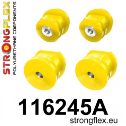 STRONGFLEX - 116245A: Zadná nápravnica - silentblok sada SPORT
