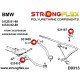 Polyuretánové silentbloky STRONGFLEX - 031409B: Predné spodné rameno, zadný silentblok | race-shop.sk