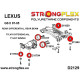 II (97-05) STRONGFLEX - 211918A: Zadný diferenciál - zadný silentblok SPORT | race-shop.sk