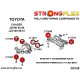 JZX100 (96-01) STRONGFLEX - 216243A: Zadná nápravnica - silentblok sada SPORT | race-shop.sk