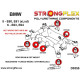 E61 Touring 03-10 xi xd STRONGFLEX - 036249B: Sada silentblokov zavesenia | race-shop.sk