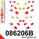 V SH 96-01 STRONGFLEX - 086206B: Sada silentblokov prednej a zadnej nápravy | race-shop.sk