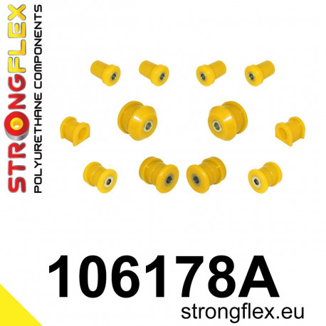 Polyuretánové silentbloky STRONGFLEX - 106178A: SADA - silentblokov prednej nápravy SPORT | race-shop.sk