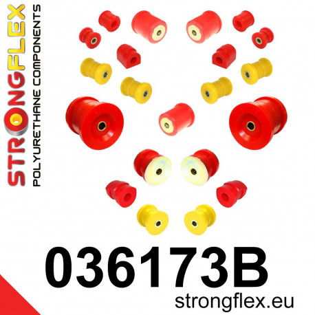 E32 86-94 STRONGFLEX - 036173B: Kompletná sada silentblokov | race-shop.sk