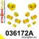 E32 86-94 STRONGFLEX - 036172A: Sada silentblokov zadnej nápravy SPORT | race-shop.sk