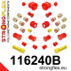 R170 (96-04) STRONGFLEX - 116240B: Kompletná sada silentblokov | race-shop.sk