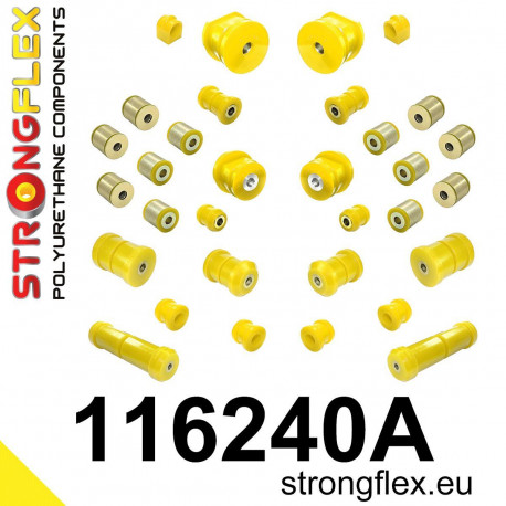 R170 (96-04) STRONGFLEX - 116240A: Kompletná sada silentblokov SPORT | race-shop.sk