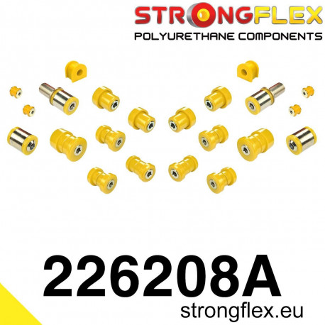 Passat B5 4motion (96-05) STRONGFLEX - 226208A: Sada silentblokov zadnej nápravy SPORT | race-shop.sk