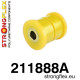 Polyuretánové silentbloky STRONGFLEX - 211888A: Zadné spodné puzdro tyče SPORT | race-shop.sk