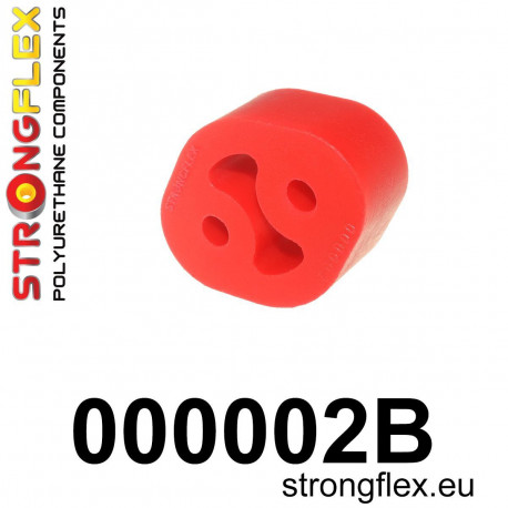 Univerzálne uloženie výfuku STRONGFLEX - 000002B: Exhaust mount hanger 27mm | race-shop.sk