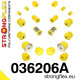 E46 XI XD STRONGFLEX - 036206A: Sada silentblokov zavesenia SPORT | race-shop.sk
