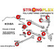 IV (92-96) STRONGFLEX - 086204A: Kompletná sada silentblokov SPORT | race-shop.sk