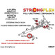 CRX del Sol (92-97) STRONGFLEX - 086201A: Steering rack mount bush kit SPORT | race-shop.sk