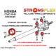 CRX (88-91) STRONGFLEX - 086200A: RIADENIE - sada silentblokov SPORT | race-shop.sk