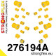 FR-S (12-) STRONGFLEX - 276194A: Kompletná sada silentblokov SPORT | race-shop.sk