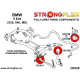 E38 94-01 STRONGFLEX - 031638B: Predná spodná spojovacia tyč k puzdru podvozku 66mm | race-shop.sk