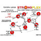 Supra IV (93-02) STRONGFLEX - 211629B: Zadné vlečné rameno zadný silentblok | race-shop.sk