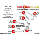 RX-8 (03-12) STRONGFLEX - 101675A: Predný silentblok zadného vlečného ramena SPORT | race-shop.sk