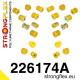 Toledo III (04-09) STRONGFLEX - 226174A: Kompletná sada silentblokov SPORT | race-shop.sk