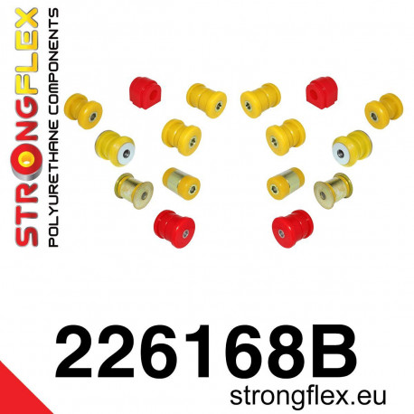 8P (03-13) FWD STRONGFLEX - 226168B: Sada silentblokov zadnej nápravy | race-shop.sk