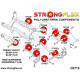 Baja (02-06) STRONGFLEX - 271542A: Zadný silentblok uchytenia zadného diferenciálu SPORT | race-shop.sk