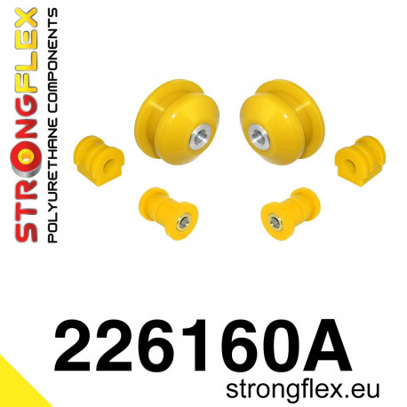 Polo V (09-17) STRONGFLEX - 226160A: SADA - silentblokov prednej nápravy SPORT | race-shop.sk