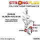N16 (00-06) STRONGFLEX - 281661A: Predné spodné rameno, predný silentblok SPORT | race-shop.sk