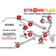 IV (92-96) STRONGFLEX - 081648B: Zadné vlečné rameno zadný silentblok | race-shop.sk