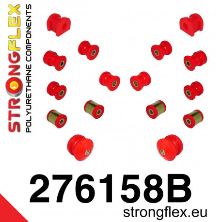 Baja (02-06) STRONGFLEX - 276158B: Sada silentblokov zadnej nápravy | race-shop.sk