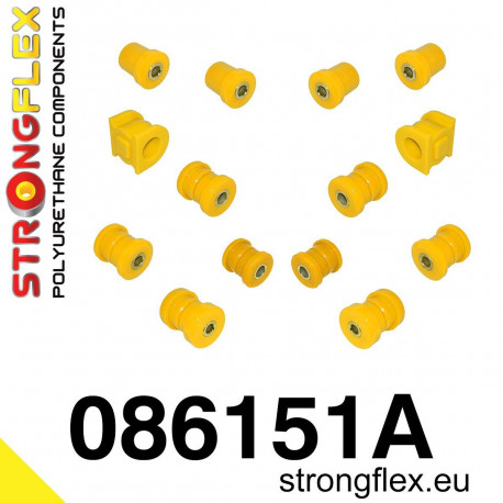AP1 (99-04) STRONGFLEX - 086151A: Sada silentblokov zadnej nápravy SPORT AP1 | race-shop.sk