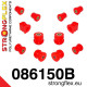 AP2 (04-09) STRONGFLEX - 086150B: SADA - silentblokov prednej nápravy AP1 AP2 | race-shop.sk