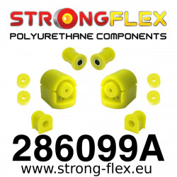 STRONGFLEX - 286099A: Set of front suspension polyurethane SPORT