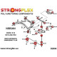 Polyuretánové silentbloky STRONGFLEX - 286084B: Kompletná sada silentblokov | race-shop.sk