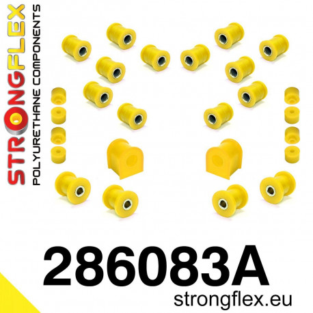 S13 (88-93) STRONGFLEX - 286083A: Sada silentblokov zadnej nápravy SPORT | race-shop.sk