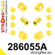 K11 (92-02) STRONGFLEX - 286055A: SADA - silentblokov prednej nápravy SPORT | race-shop.sk