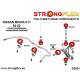 K11 (92-02) STRONGFLEX - 286055A: SADA - silentblokov prednej nápravy SPORT | race-shop.sk