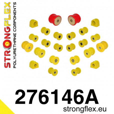 Polyuretánové silentbloky STRONGFLEX - 276146A: Kompletná sada silentblokov SPORT | race-shop.sk