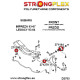 Polyuretánové silentbloky STRONGFLEX - 276081A: SADA - silentblokov prednej nápravy SPORT | race-shop.sk
