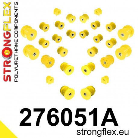 SVX (91-97) Sada silentblok - Strongflexov prednej a zadnej nápravy SPORT | race-shop.sk